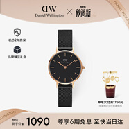 丹尼尔惠灵顿（DanielWellington）DW女士手表小众轻奢流金钢带石英腕表教师节礼物送女友DW245