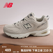 NEW BALANCENB官方秋季男女情侣网面透气厚底复古百搭休闲运动老爹鞋MR530SH 月光米 MR530SH 【建议拍小半码】 37.5 (脚长23cm尺码详询客服)