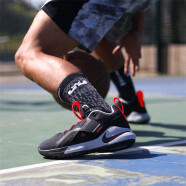 耐克（NIKE）男鞋篮球鞋新款詹姆斯 使节11 系列潮流撞色缓震实战运动鞋篮球鞋 AO2920-001黑+亮深红+狼灰 40