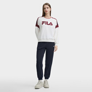 斐乐（FILA）女装时尚简约休闲裤运动裤女士舒适百搭耐磨收口束腿裤针织长裤 英雄蓝ANV S