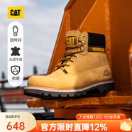 CAT卡特秋季户外鞋休闲时尚男靴工装靴明星款经典大黄靴登山鞋 经典款 40