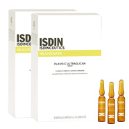 怡思丁（ISDIN）提亮肤色紧致抗皱焕肤安瓶精华2ml*30*2盒 VC面部护肤三合一保湿