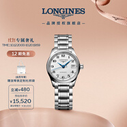 浪琴（LONGINES）瑞士手表 名匠系列 女士钢带机械表L21284786