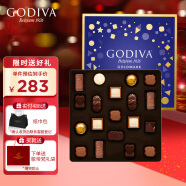 歌帝梵(GODIVA) 流金系列礼盒19颗装215g  年货节礼盒礼物进口巧克力
