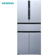 西门子(SIEMENS) 469升 风冷中字门智能多门冰箱 零度保鲜家居互联（银色） BCD-469W(KF86NA296C)