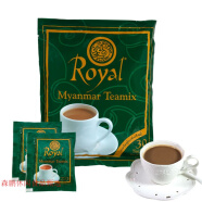 酷发新加坡进口Royal奶茶饮料600克速溶冲饮绿奶茶粉缅甸香茶袋装 600g