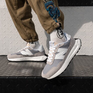 新百伦官方旗舰鞋子男鞋透气2025新款秋冬季休闲运动跑步鞋增高阿甘鞋女 新百伦-NB237灰白色 43