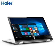 海尔(haier)笔记本电脑超轻薄本便携11.6英寸手提电脑商务办公超级本上网触屏手写二合一平板电脑 Intel四核8G内存 128G固态-单频WIFI