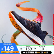 乔丹 男鞋运动鞋减震轻便跑步鞋 XM1560239 黑色/闪亮橘 41