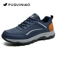 富贵鸟（FUGUINIAO）男鞋时尚潮流百搭舒适耐磨运动鞋男跑步休闲鞋子 深蓝色 39 
