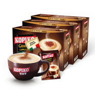 可比可（KOPIKO）速溶原味卡布奇诺咖啡 三合一咖啡粉冲调饮品12包*3盒 印尼进口