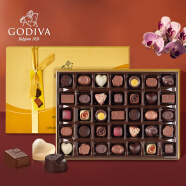 歌帝梵（GODIVA）比利时原装进口巧克力礼盒零食甜品生日礼物送老婆女友男朋友35枚
