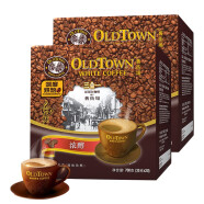 马来西亚进口 旧街场（OLDTOWN）浓醇白咖啡 原味三合一速溶咖啡1400g(35g*40条)盒装