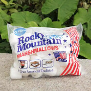 落基山（Rocky Mountain）Marshmallows美国落基山棉花糖雪花酥牛轧糖烧烤料Rocky Mountain 150g白色大粒White