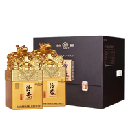 汾杏（fenxing）山西杏花汾杏金玺千里江山53度清香型商务送礼 53度金玺整箱4瓶