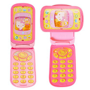 凯蒂猫（Hello Kitty）hello Kitty凯蒂猫女孩过家家玩具手机茶点公主娃娃礼物 旋转视像电话KT-50049