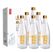 景阳冈 透瓶38度浓香型粮食白酒500ml*6瓶整箱礼盒装商务宴请招待用酒 52%vol 500mL 6瓶