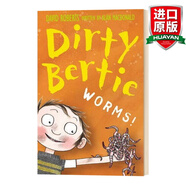 英文原版 会化妆的蚯蚓 Worms! Dirty Bertie 脏男孩波迪第1辑 全英文版