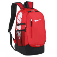 耐克森潮牌背包男大学生体育生高中生美式气垫运动书包精英包欧美双肩AJ 0856气垫红色