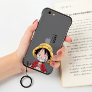 迈琪数码 苹果11手机壳se2无边框iPhone11pro max保护套XR卡通XS/6/7动漫8p 苹果6/6s【配钢化膜】海贼王-路飞