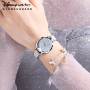 迪士尼（Disney）手表女款星空ins风少女腕表轻奢小众拼接皮链女士手表MK-11701GY1
