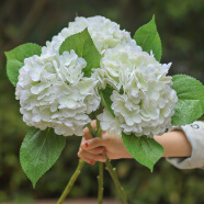 极度空间 假花仿真花手感保湿绣球花绢花摆件装饰品结婚用品假花路引花