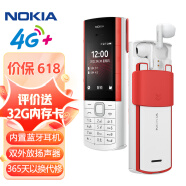 诺基亚（NOKIA）5710 XpressAudio 移动联通电信4G  音乐 直板按键 备用功能机 老人老年手机 学生机 白色