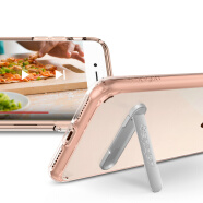 SPIGEN保险杠iPhone87Plus手机壳新SE23代手机壳边框软背盖透明防摔苹果8保护套 iP8/7Plus（5.5英寸）全透明带支架