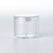 ilbu膏霜散粉透明分装盒压缩面膜纸泡瓶5/10/20g化妆品旅行分装瓶空瓶 透明膏霜盒 20g