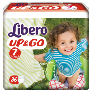 【备件库9成新】欧洲丽贝乐(Libero)婴儿活力裤拉拉裤特大号尿不湿XXL36片【16-26kg】【瑞典原装进口】