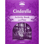 经典童话_第二版4：灰姑娘活动游戏书 Classic Tales_ Second Edition 4: Cinderella Activity Book and Play 英文原版  小学教辅