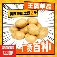 京喜加新鲜黄心土豆农家自种黄皮马铃薯黄心洋芋新鲜蔬菜 3斤