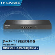 普联（TP-LINK）企业分支连锁店铺云展虚拟局域网远程共享服务器 跨区域互联互通网关VPN异地组网旁挂有线云路由器 TL-ER6220T【异地组网/带机1000台】