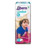 【备件库9成新】欧洲丽贝乐(Libero)婴儿纸尿裤加大号尿不湿XL52片【13-20kg】【瑞典原装进口】
