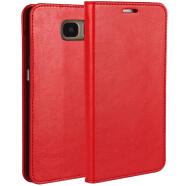 iCoverCase 手机壳手机套保护套皮套 适用于三星s7 S7/G9300红色5.1英寸+数据线