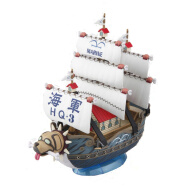 万代BANDAI 海贼王船拼装模型手办玩具 航海王海贼船 08 小版卡普战舰