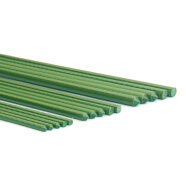 居家园艺 园艺支柱植物支架包塑钢管爬藤支架园艺用品豆角黄瓜丝瓜支架 直径11mm长度120cm（10支）