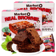 好丽友（orion）韩国进口好丽友布朗尼蛋糕120g*2盒巧克力味糕派点甜点儿童零食品 布朗尼巧克力味120g*2盒