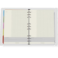 摩本（MOBEN）b5活页笔记本文具康奈尔记事本子方格本创意本课堂笔记网格本办公 B5活页夹+内芯+分页纸套装