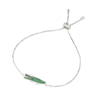 APM monaco小鳄鱼手链女个性时尚动物手串S925银首饰 时尚气质潮流饰品 AB3522XKG 薄荷绿 可调节链长22cm APM monaco小鳄鱼手链女个性时尚动物手串S925银首饰 时尚气质潮流饰品 AB3522XKG 薄荷绿 可调节链长22cm