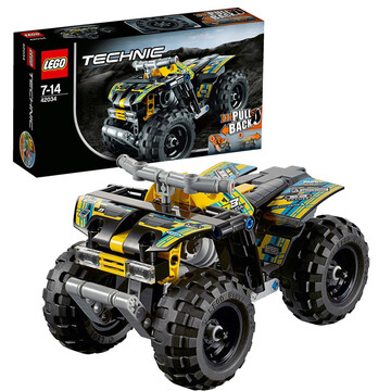 乐高technic科技机械系列四轮越野摩托车42034孩子礼物