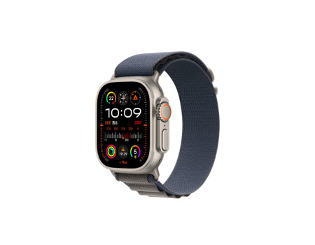 苹果（Apple）watch苹果手表Ultra2 iWatch Ultra2智能运动手表 男女通用款 蓝色 高山回环式表带小号 GPS+蜂窝款 49毫米【官方标配】