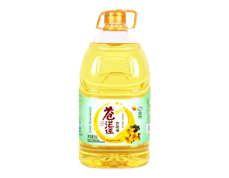 苍茫谣（CangmangYao）芥花油 非转基因 一级低芥酸菜籽油 5L 食用油 国企出品
