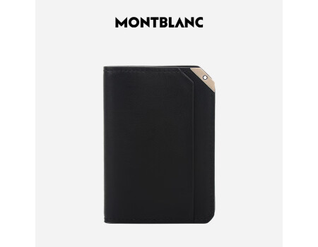 万宝龙MONTBLANC 大班系列都市牛皮革黑色名片夹 124099