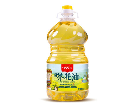 伊古道菜籽油5L双低菜籽芥花油俄罗斯进口菜籽压榨食用油