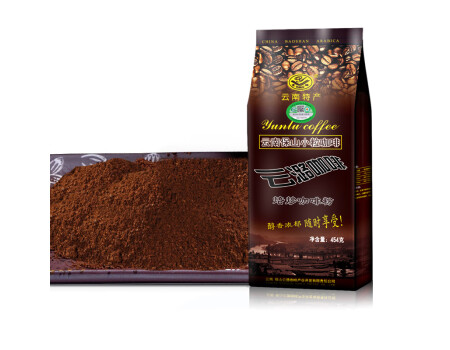 云潞（yunlu） 咖啡粉研磨 需过滤 云南保山小粒咖啡粉 有机咖啡粉454g