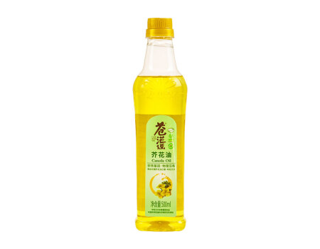 苍茫谣（CangmangYao）芥花油 非转基因低芥酸菜籽油 500ml 小瓶食用油 内蒙国企出品