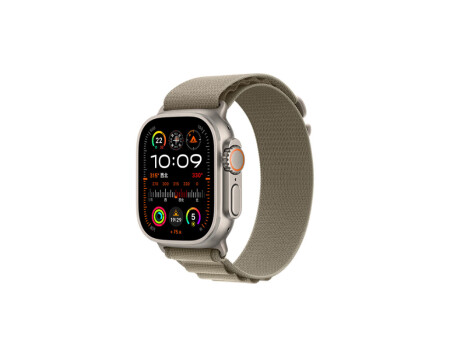 苹果（Apple）watch苹果手表Ultra2 iWatch Ultra2智能运动手表 男女通用款 橄榄色 高山回环式表带中号 GPS+蜂窝款 49毫米【官方标配】