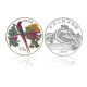 上海集藏  1999年国色天香彩色银币纪念币 天堂鸟1盎司银币