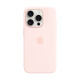 Apple iPhone 15 Pro 专用 MagSafe 硅胶保护壳 - 亮粉色 MT1F3FE/A*企业专享